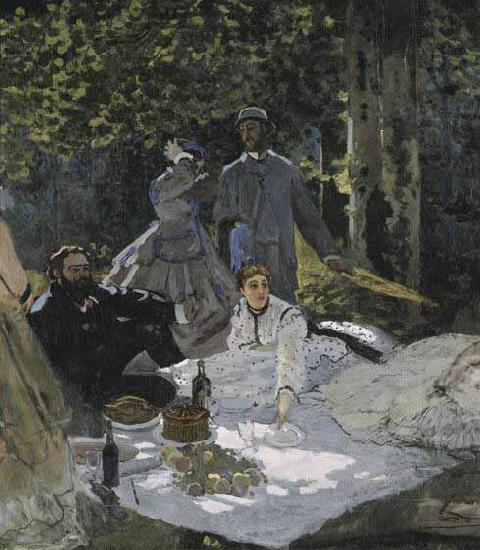 Claude Monet Le deeuner sur lherbe oil painting image